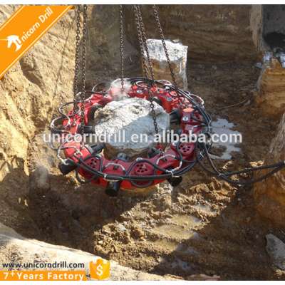 Unicorn Drill hydraulic pile cutter, pile breaker, hydraulic breaker for excavator