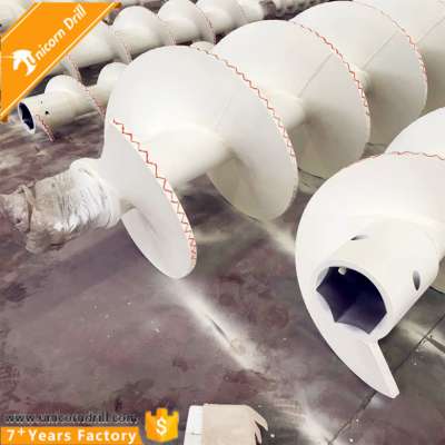 Unicorn Drill CFA Long Helix Drill Pipe for piling equipment