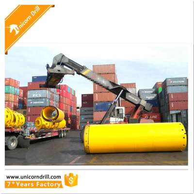 casing coupling, casing tube, casing shoe for foundation piling